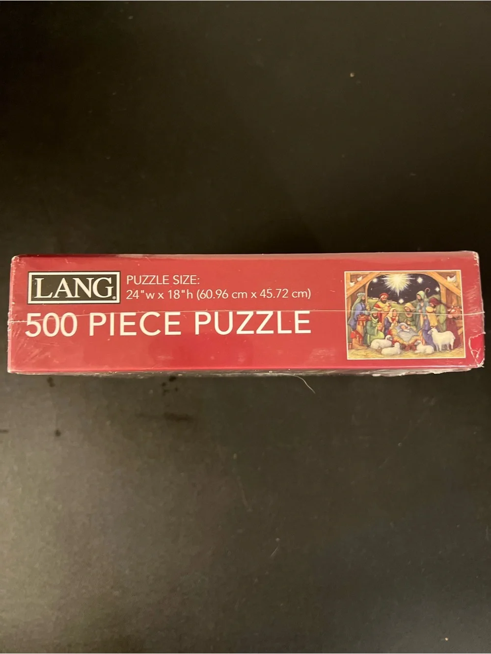 2023 Lang 500 Piece Jigsaw Puzzle Nativity “The Lord Is My Shepherd” New